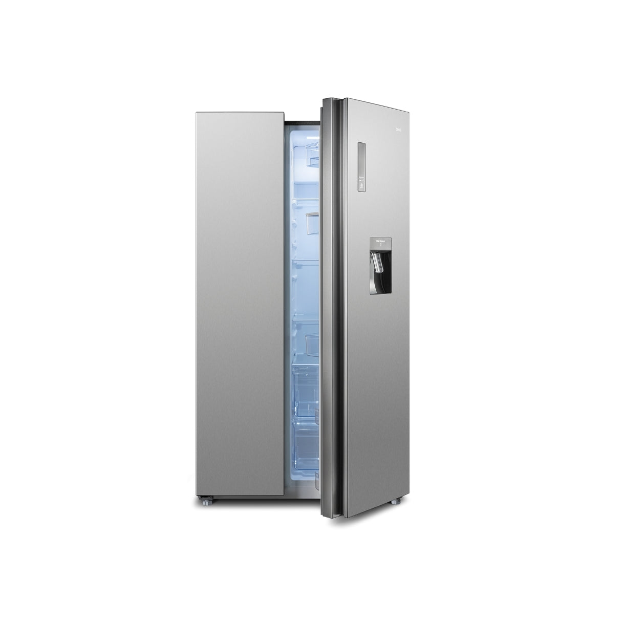 CHiQ 559L Side By Side Fridge VCM Silver