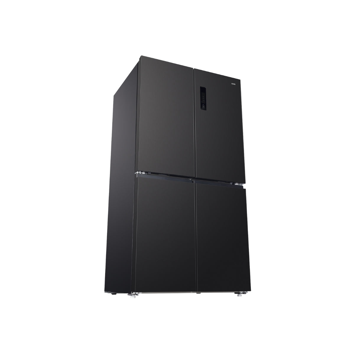 CHiQ 601L Cross Door Fridge Black Steel