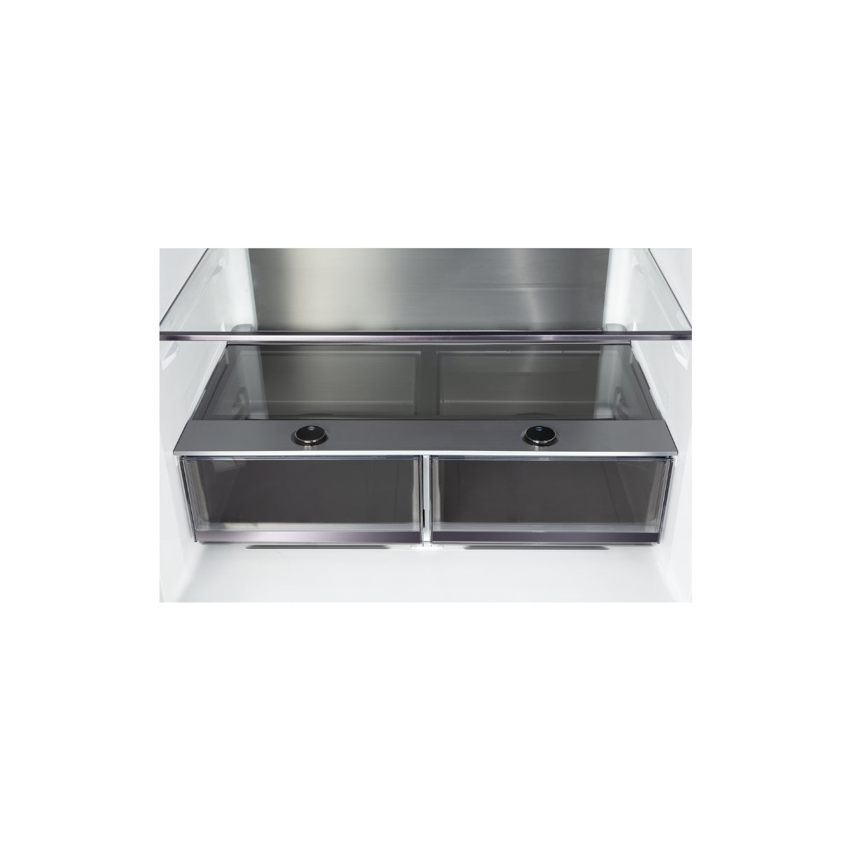 CHiQ 601L Cross Door Fridge Black Steel