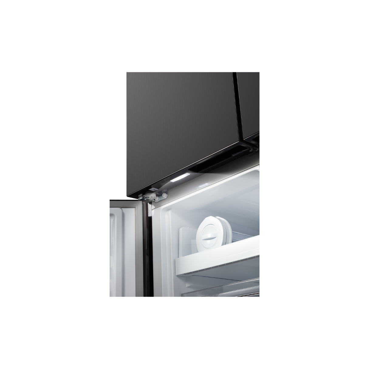 CHiQ 601L Cross Door Fridge Black Steel
