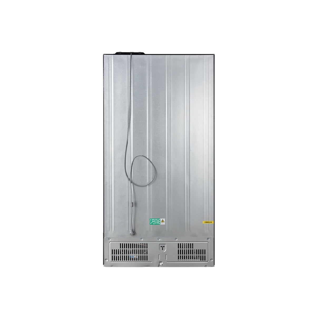 CHiQ 601L Cross Door Fridge Black Steel