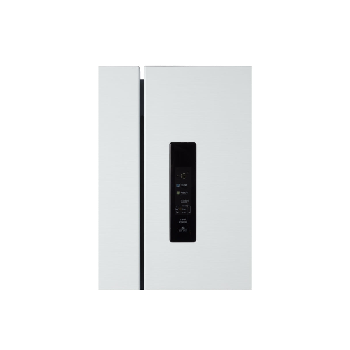 CHiQ 601L Cross Door Fridge White Steel