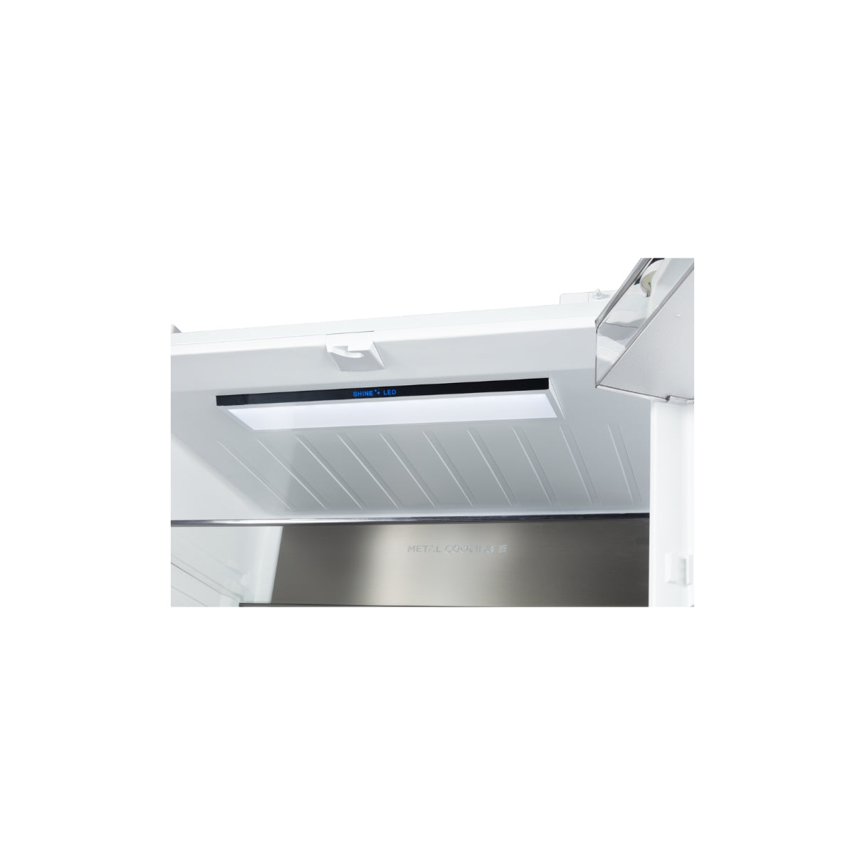 CHiQ 601L Cross Door Fridge White Steel