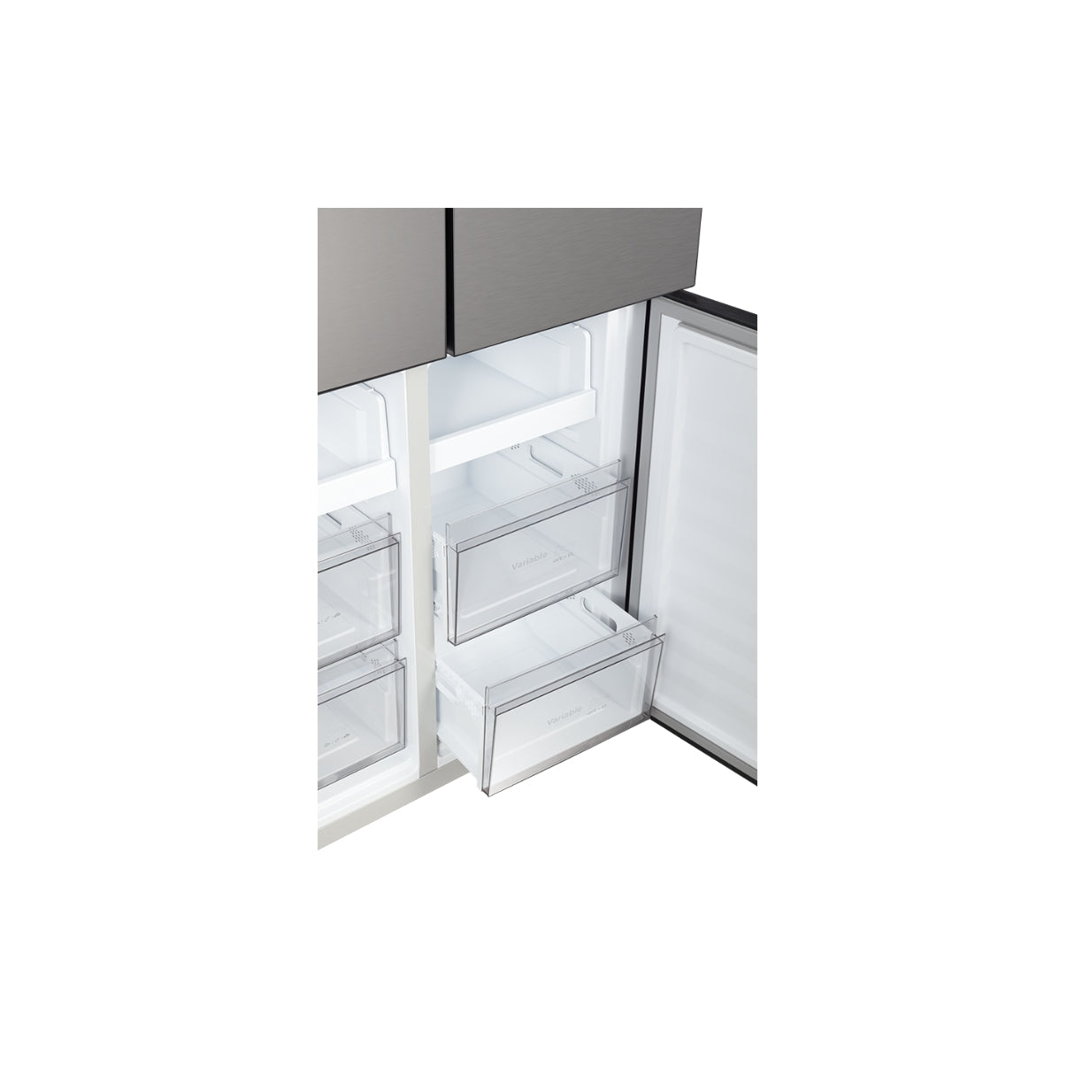 CHiQ 601L Cross Door Fridge VCM Silver
