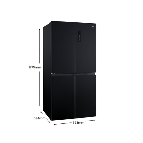 CHiQ 503L Cross Door Fridge Black