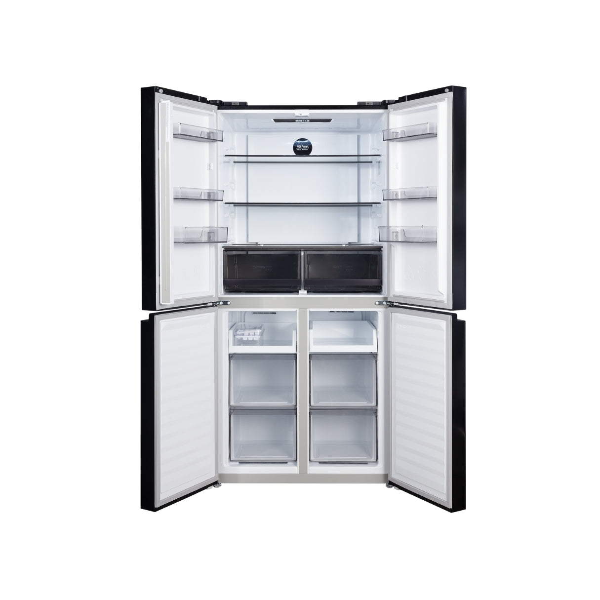 CHiQ 503L Cross Door Fridge Black