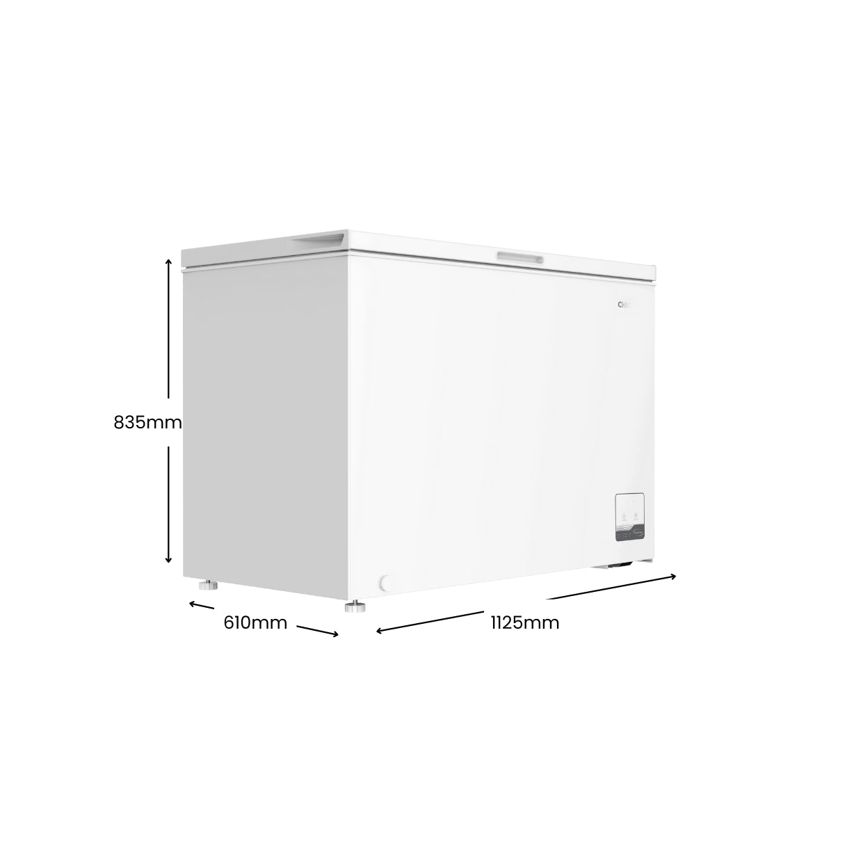 CHiQ 299L Hybrid Chest Freezer White