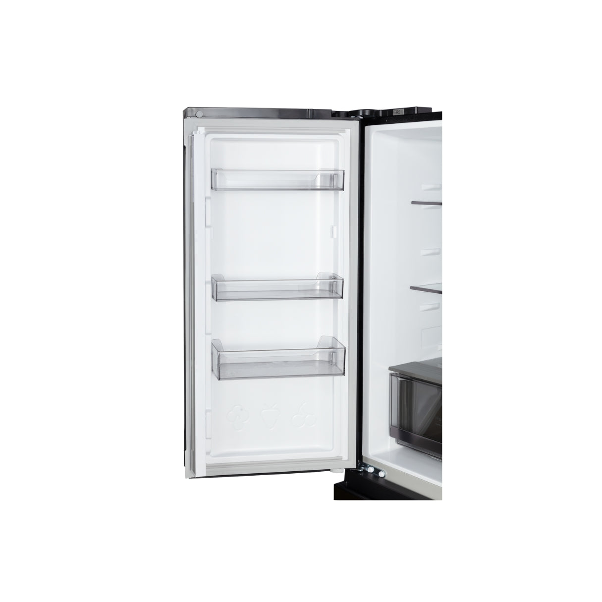 CHiQ 503L Cross Door Fridge Black