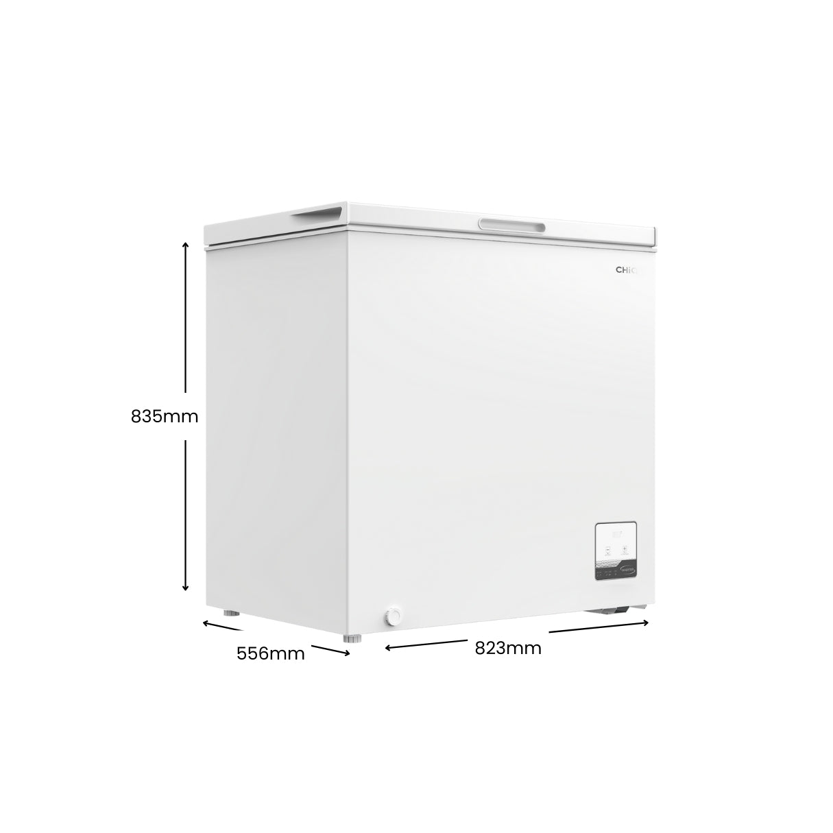 CHiQ 199L Hybrid Chest Freezer White