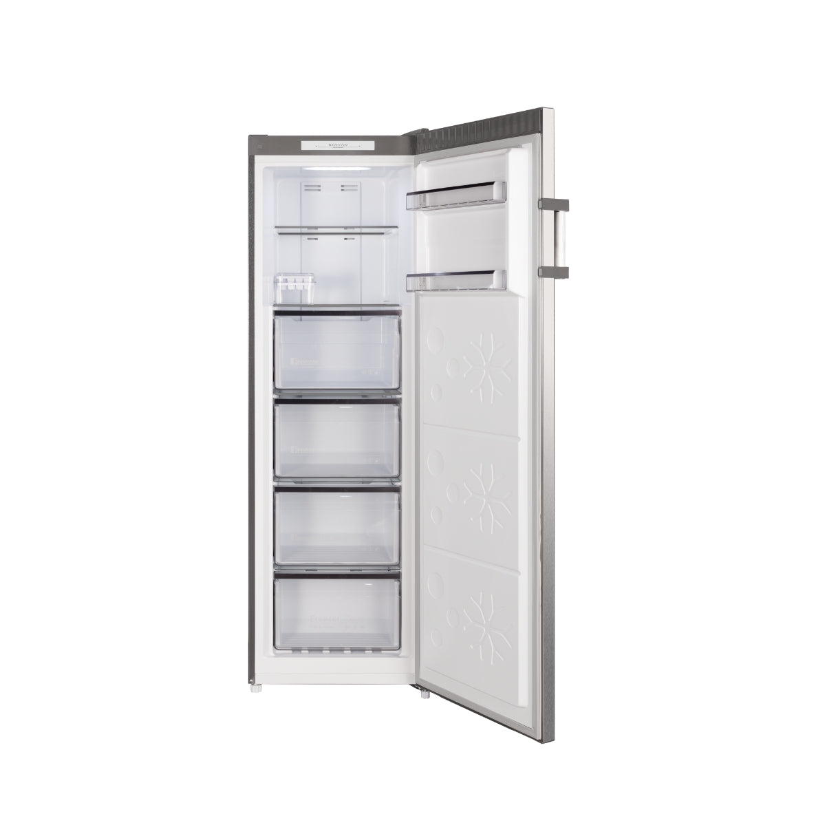 CHiQ 206L Hybrid Vertical Freezer Stainless Steel