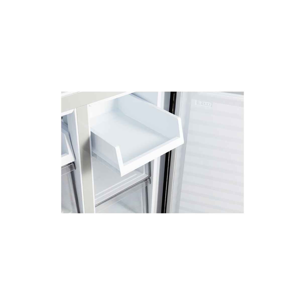 CHiQ 503L Cross Door Fridge Black Steel