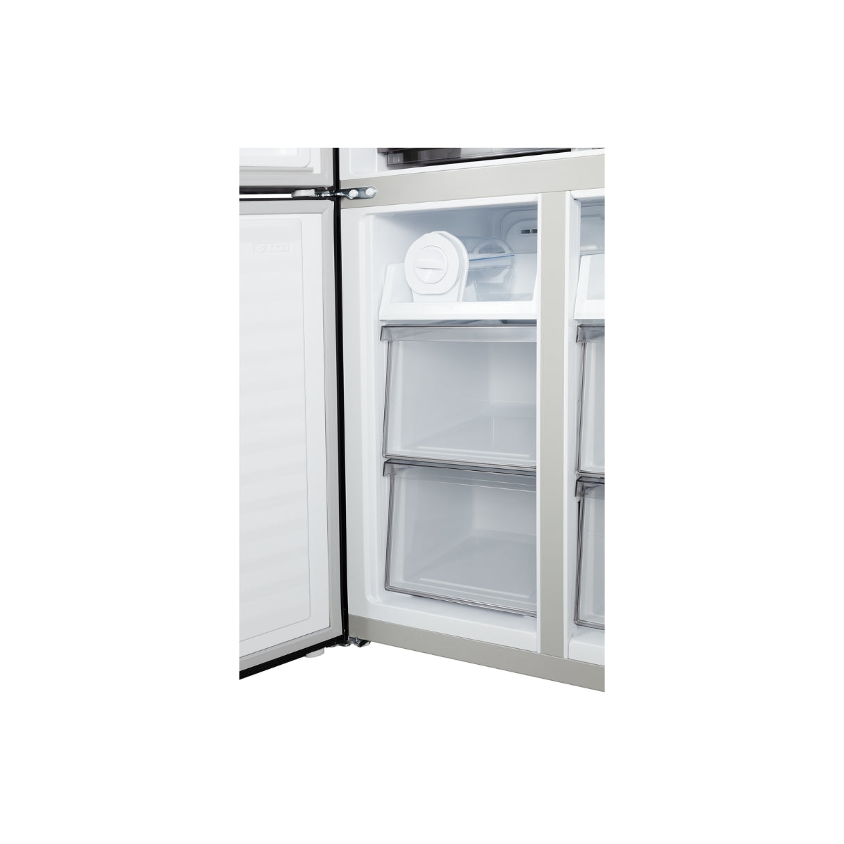 CHiQ 503L Cross Door Fridge Black Steel