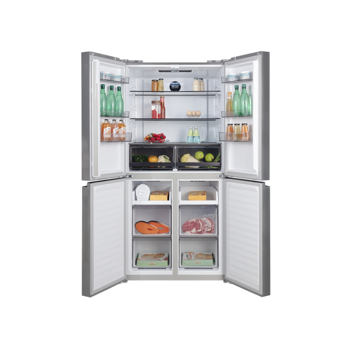 CHiQ 503L Cross Door Fridge VCM Silver