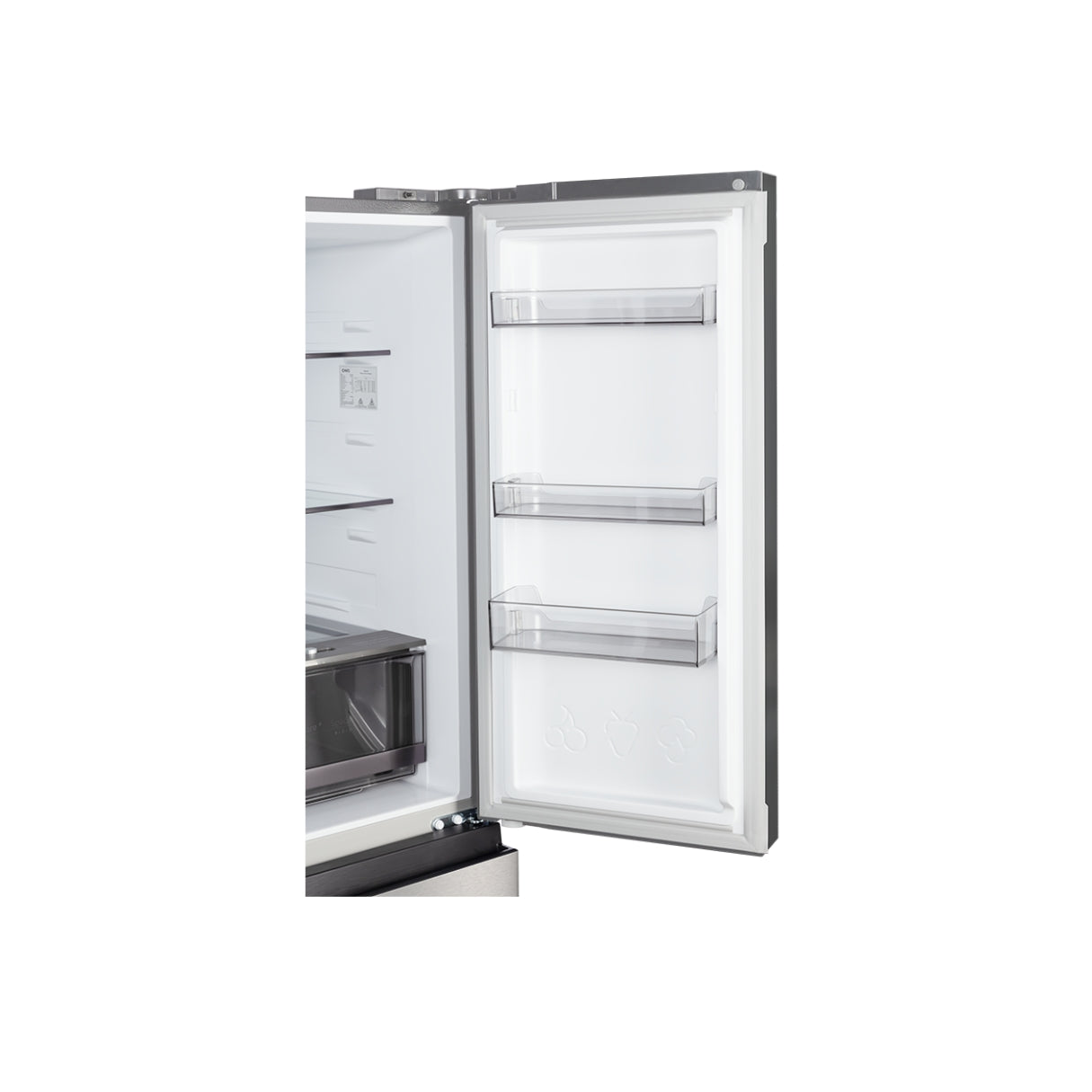 CHiQ 503L Cross Door Fridge VCM Silver