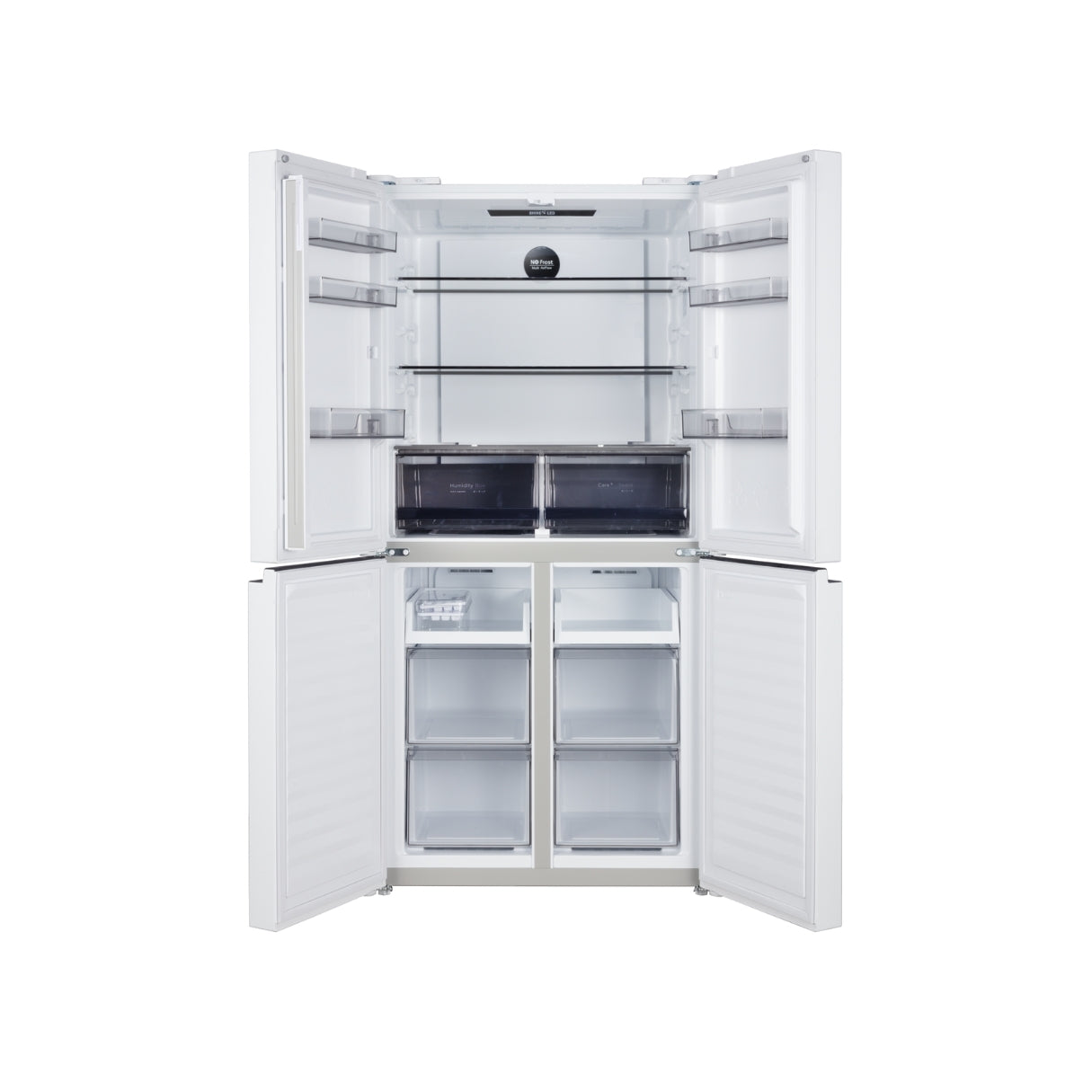 CHiQ 503L Cross Door Fridge White Steel