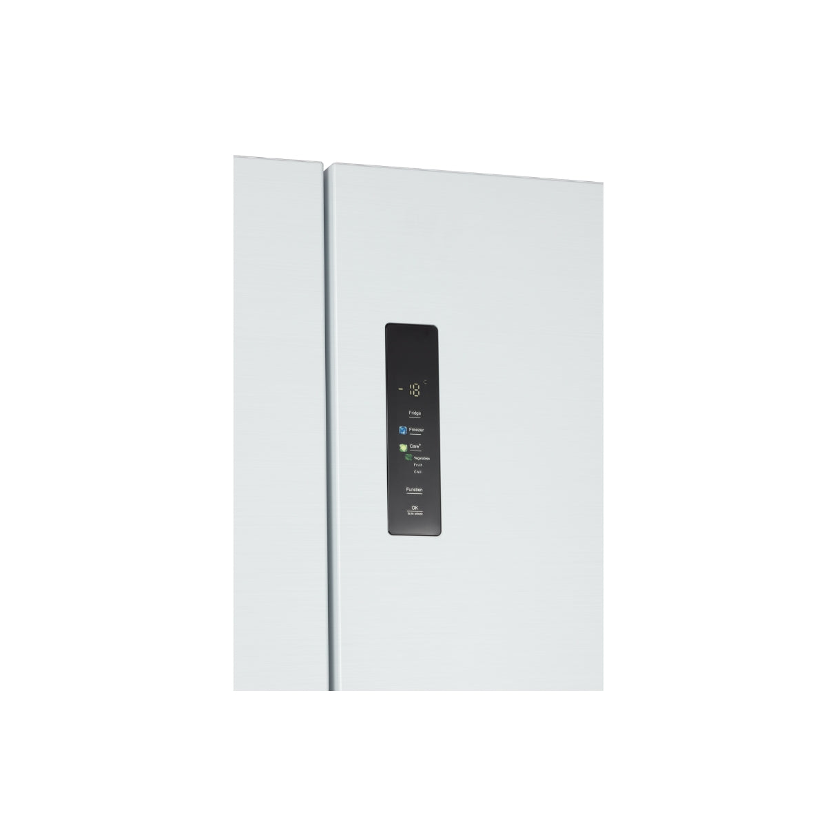 CHiQ 503L Cross Door Fridge White Steel