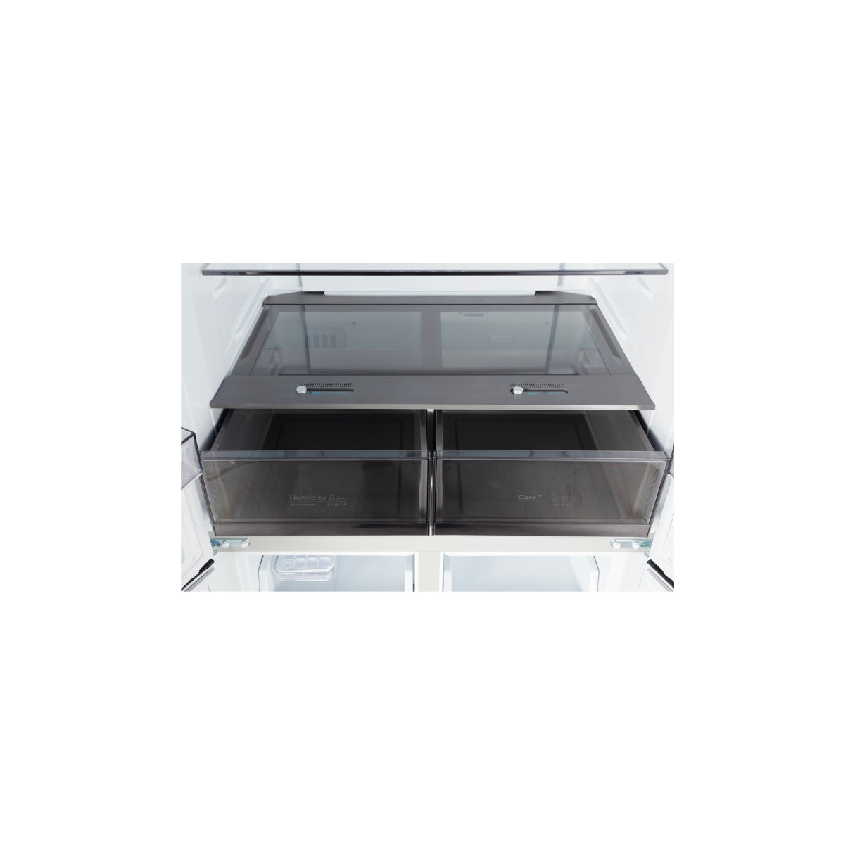 CHiQ 503L Cross Door Fridge White Steel