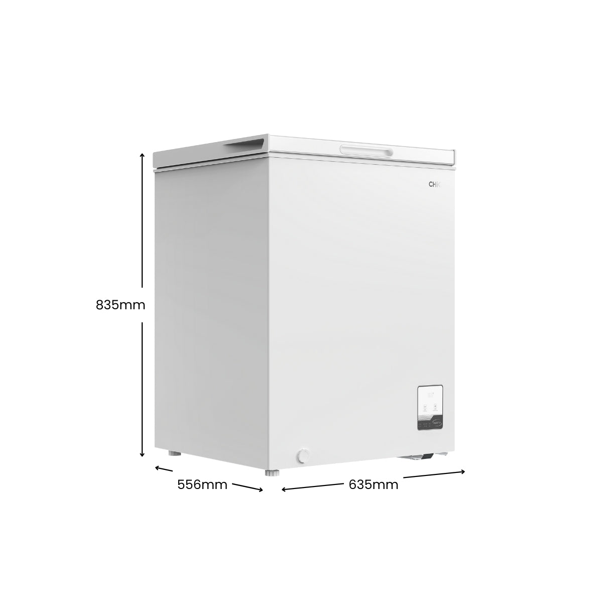 CHiQ 142L Hybrid Chest Freezer White