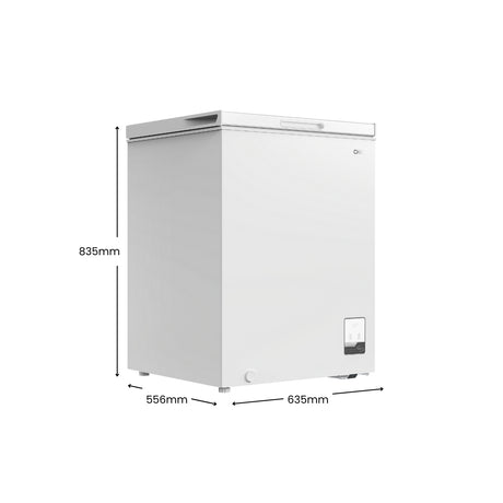 CHiQ 142L Hybrid Chest Freezer White