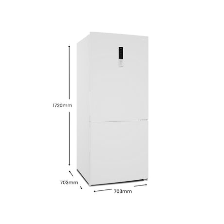 CHiQ 396L Bottom Mount Fridge White