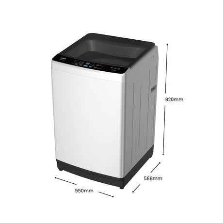 CHiQ 6.5kg Top Load Washer White