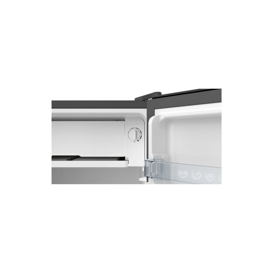CHiQ 90L Retro Single Door Bar Fridge Black