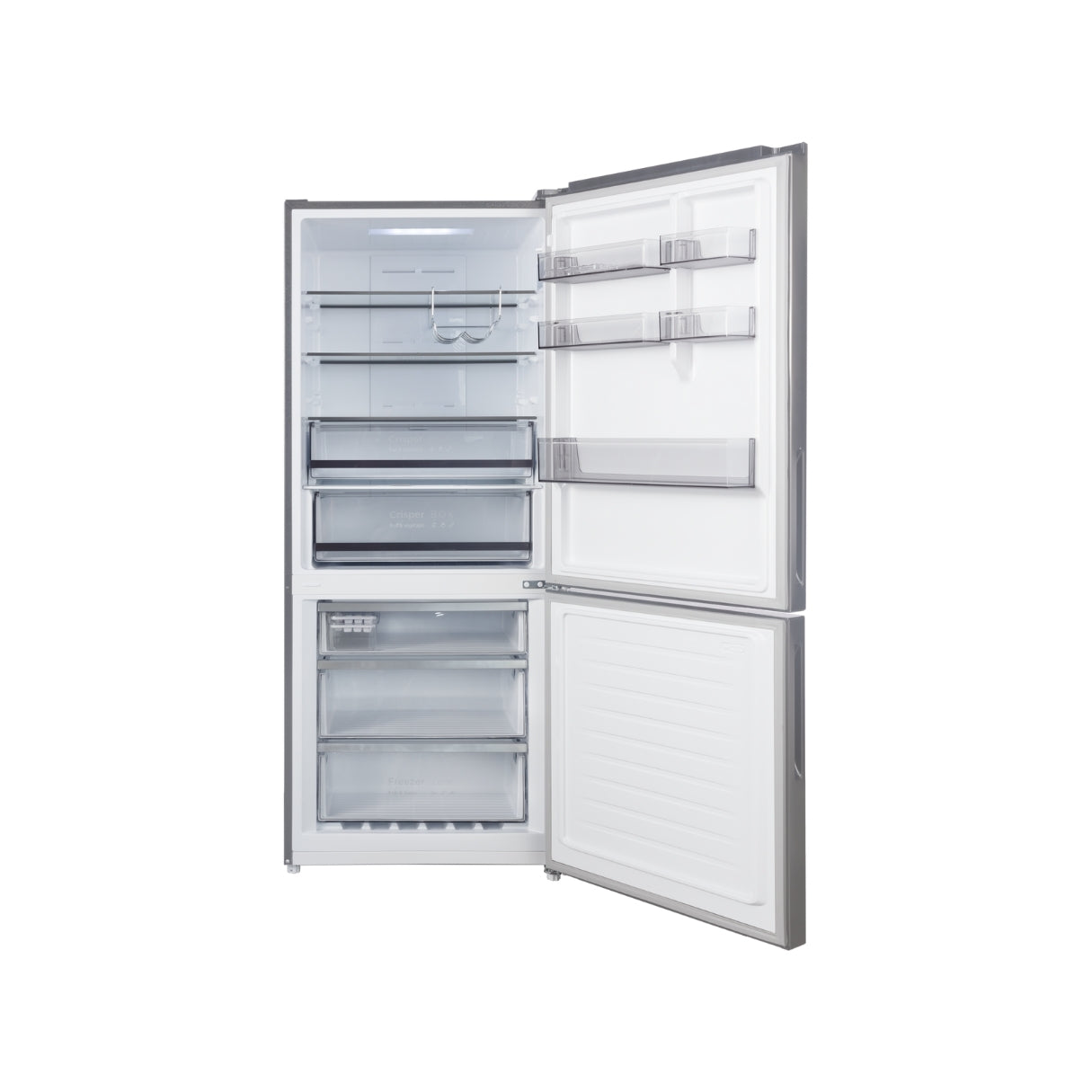 CHiQ 396L Bottom Mount Fridge Stainless Steel