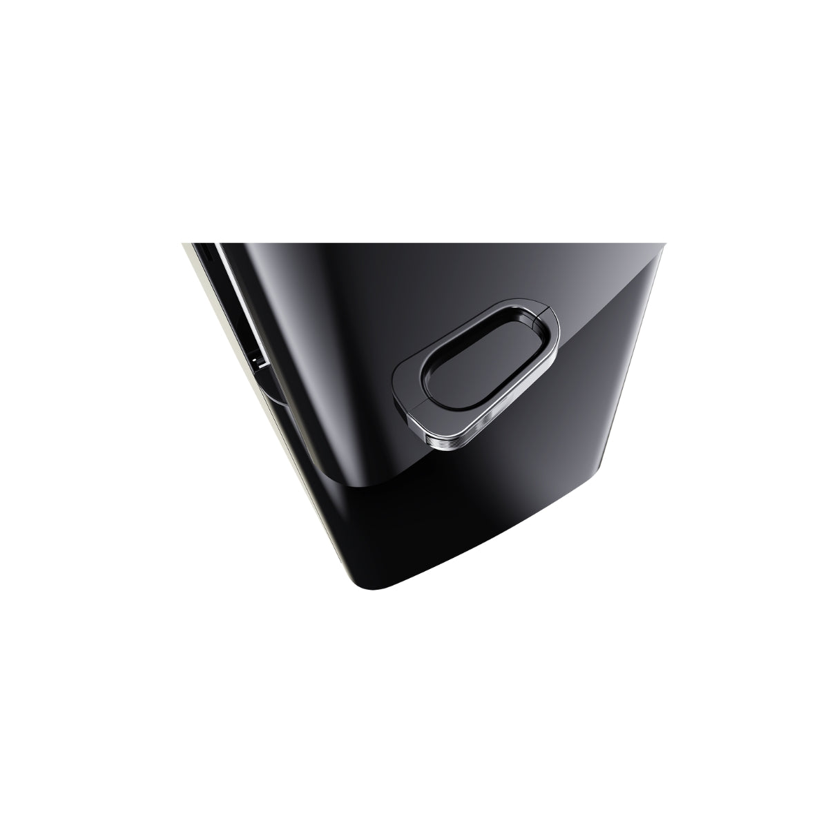 CHiQ 231L Bottom Mount Retro Fridge Black