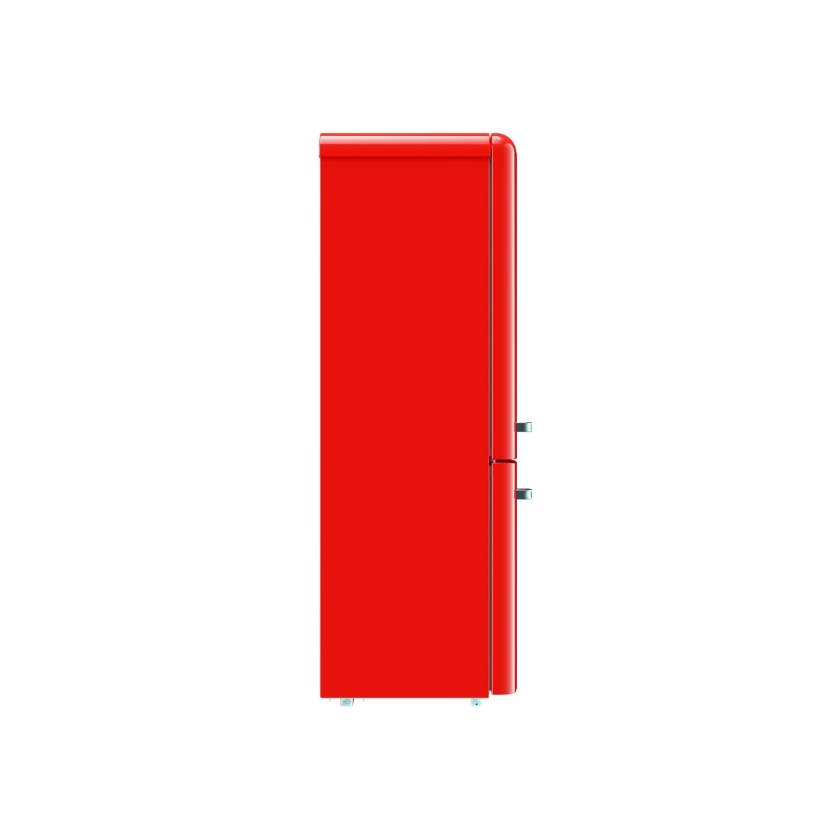 CHiQ 231L Bottom Mount Retro Fridge Red