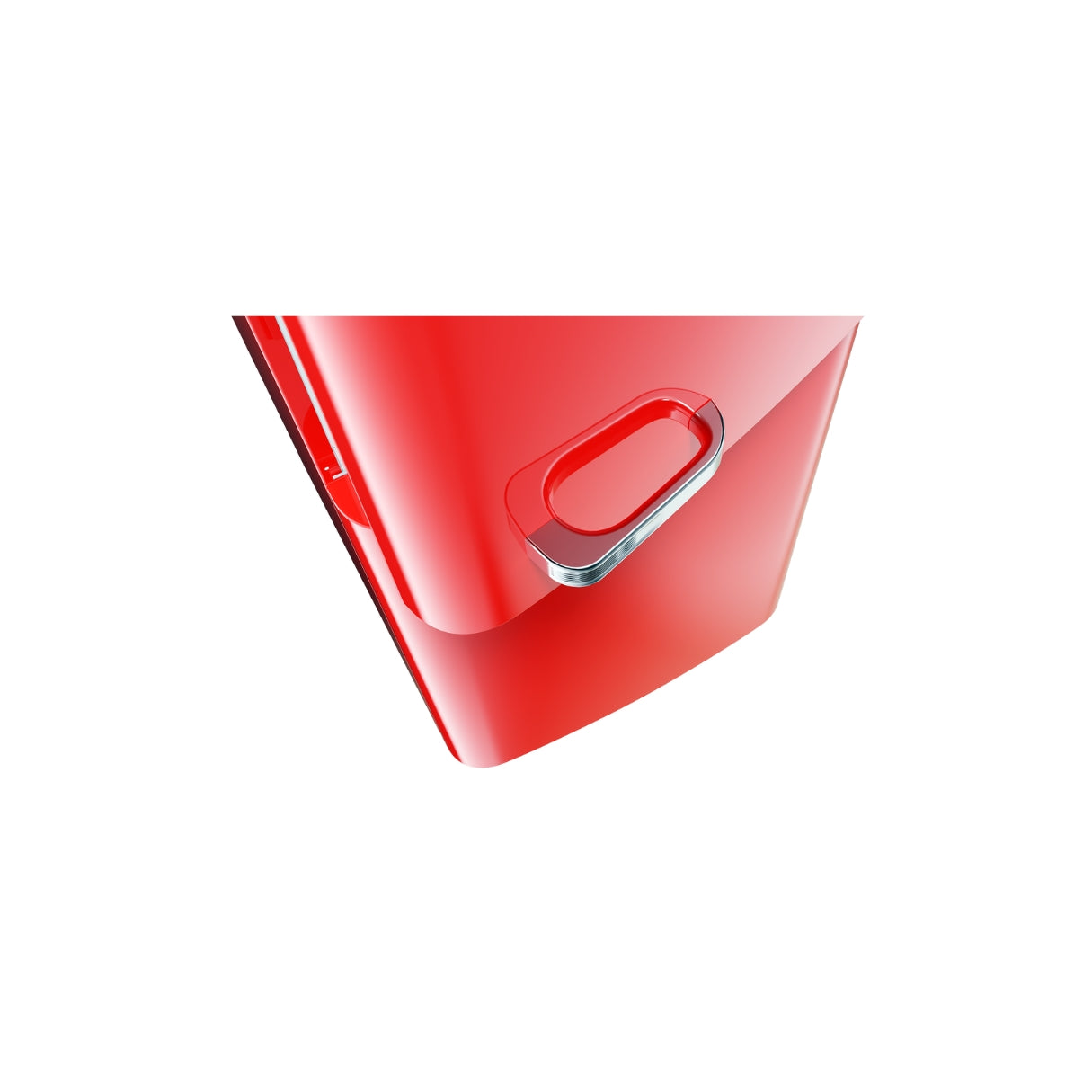 CHiQ 231L Bottom Mount Retro Fridge Red