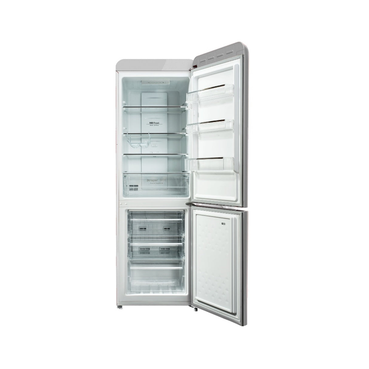CHiQ 231L Bottom Mount Retro Fridge White
