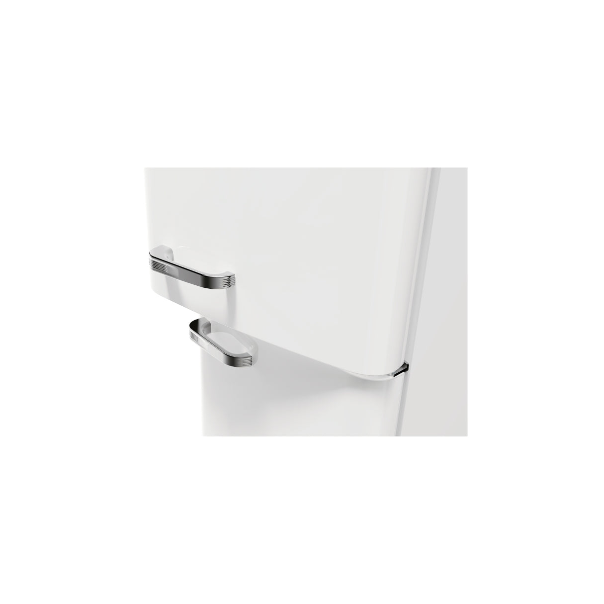 CHiQ 231L Bottom Mount Retro Fridge White