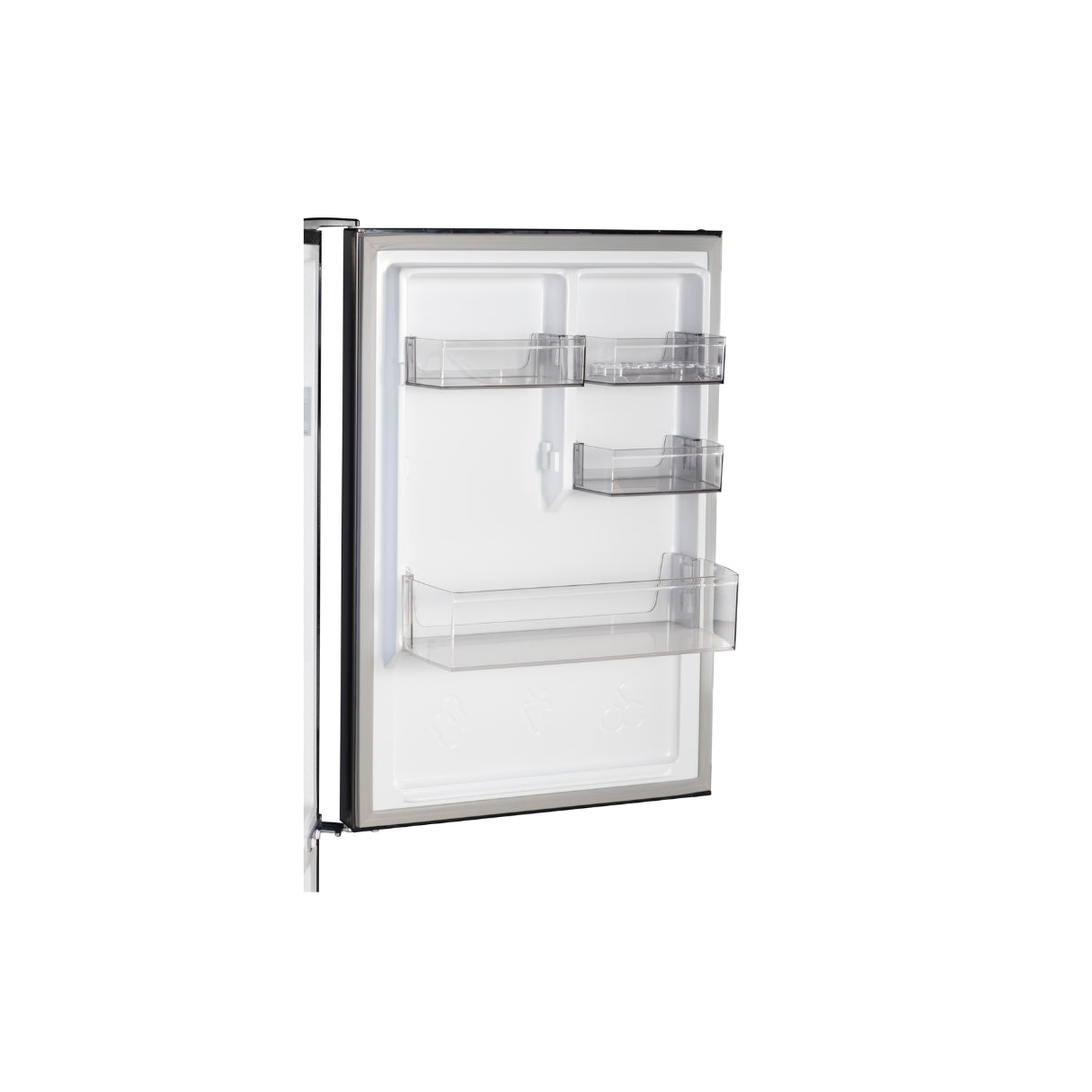 CHiQ 283L Bottom Mount Fridge Black Steel