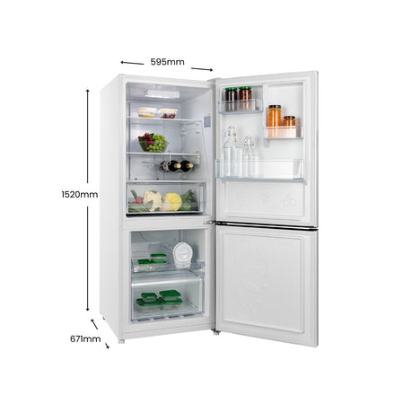 CHiQ 283L Bottom Mount Fridge White