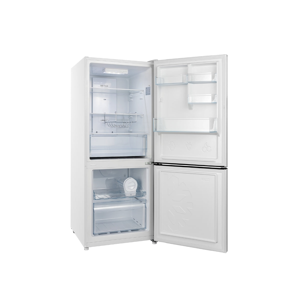 CHiQ 283L Bottom Mount Fridge White