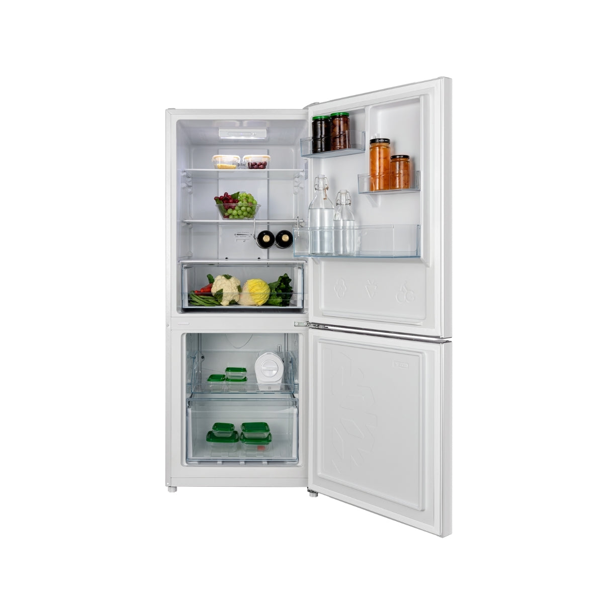 CHiQ 283L Bottom Mount Fridge White