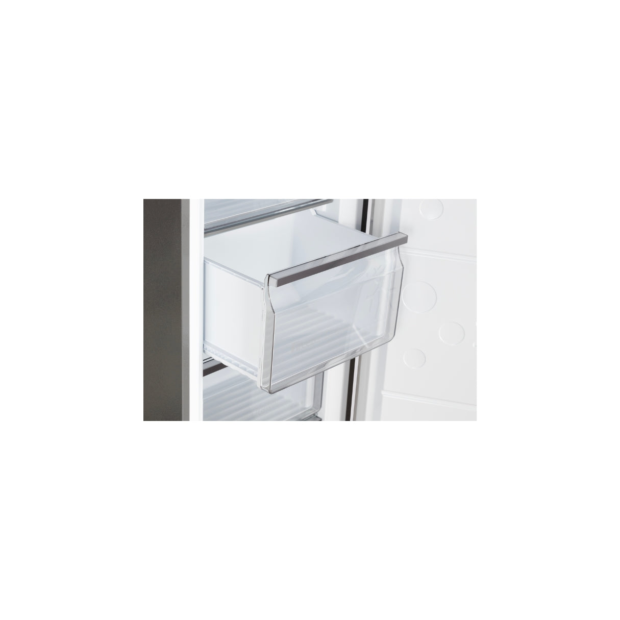 CHiQ 206L Hybrid Vertical Freezer Stainless Steel