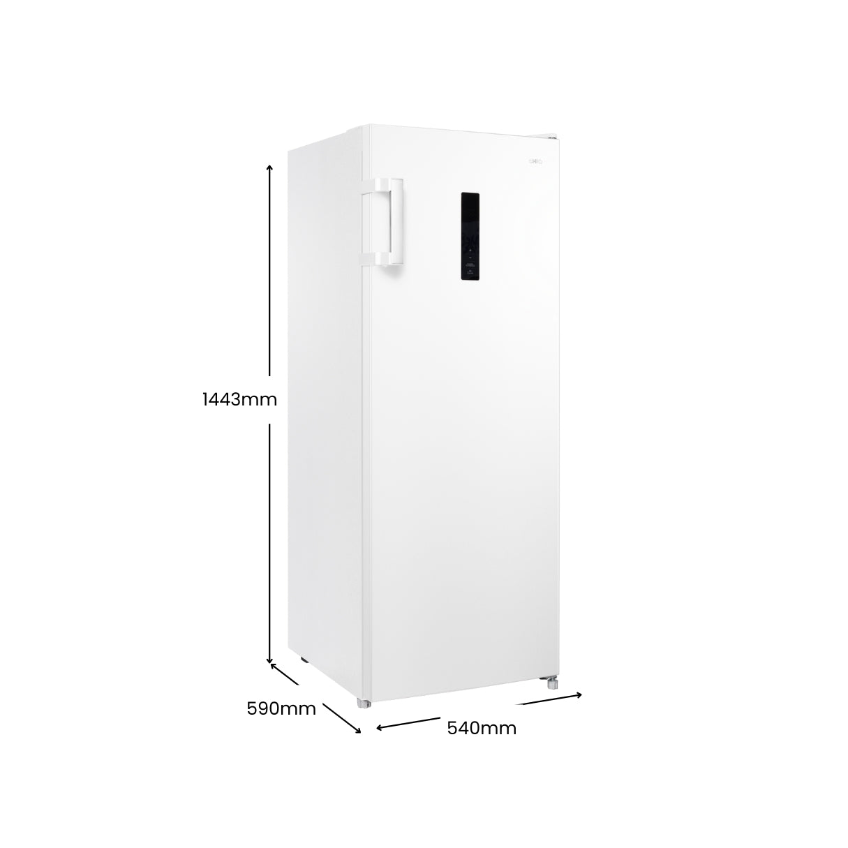 CHiQ 166L Hybrid Vertical Freezer White