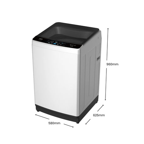 CHiQ 8Kg Top Load Washer White