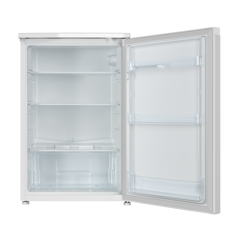 CHiQ 126L Single Door Full Fridge White