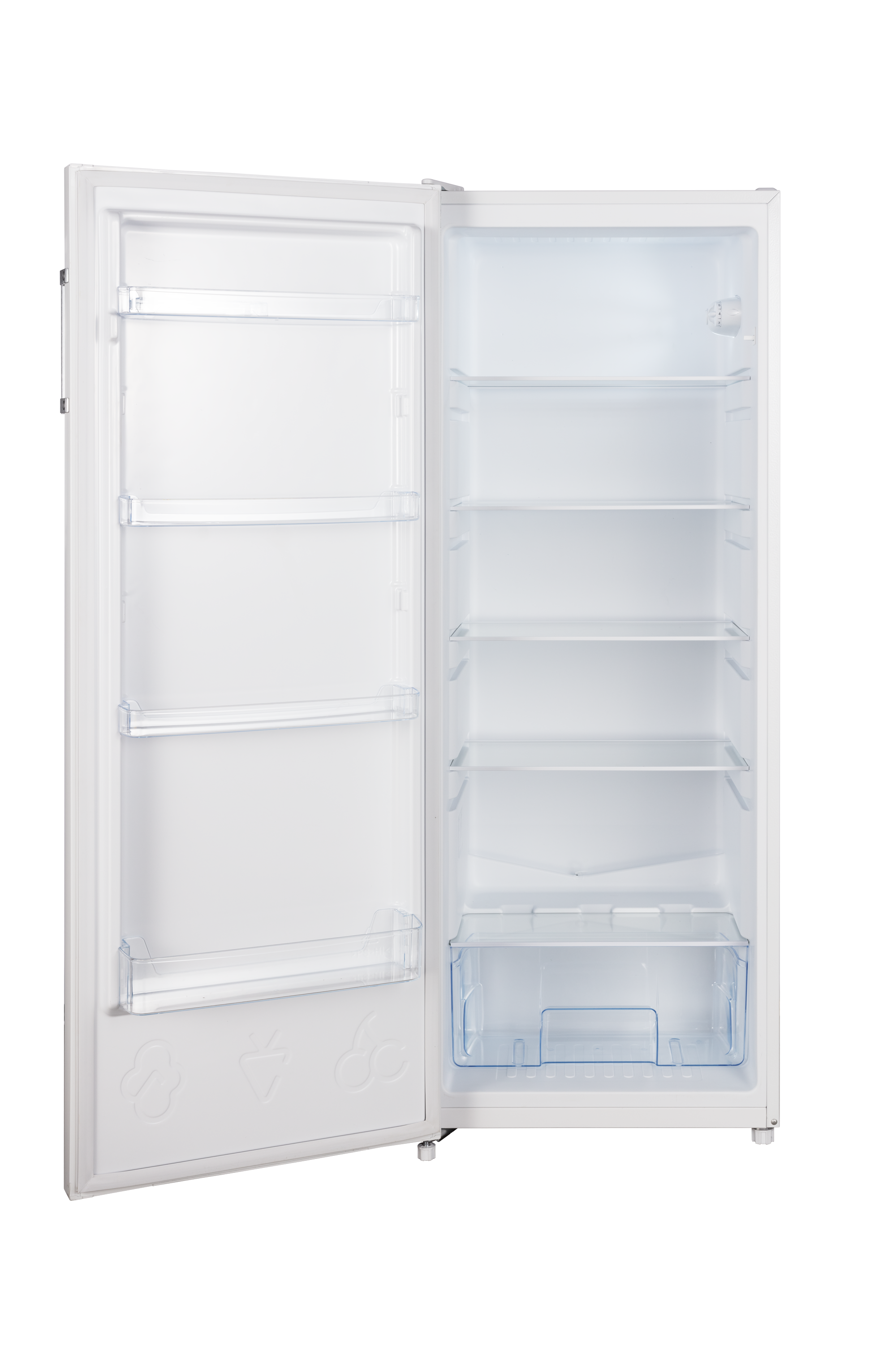 CHiQ 241L Single Door Full Fridge White