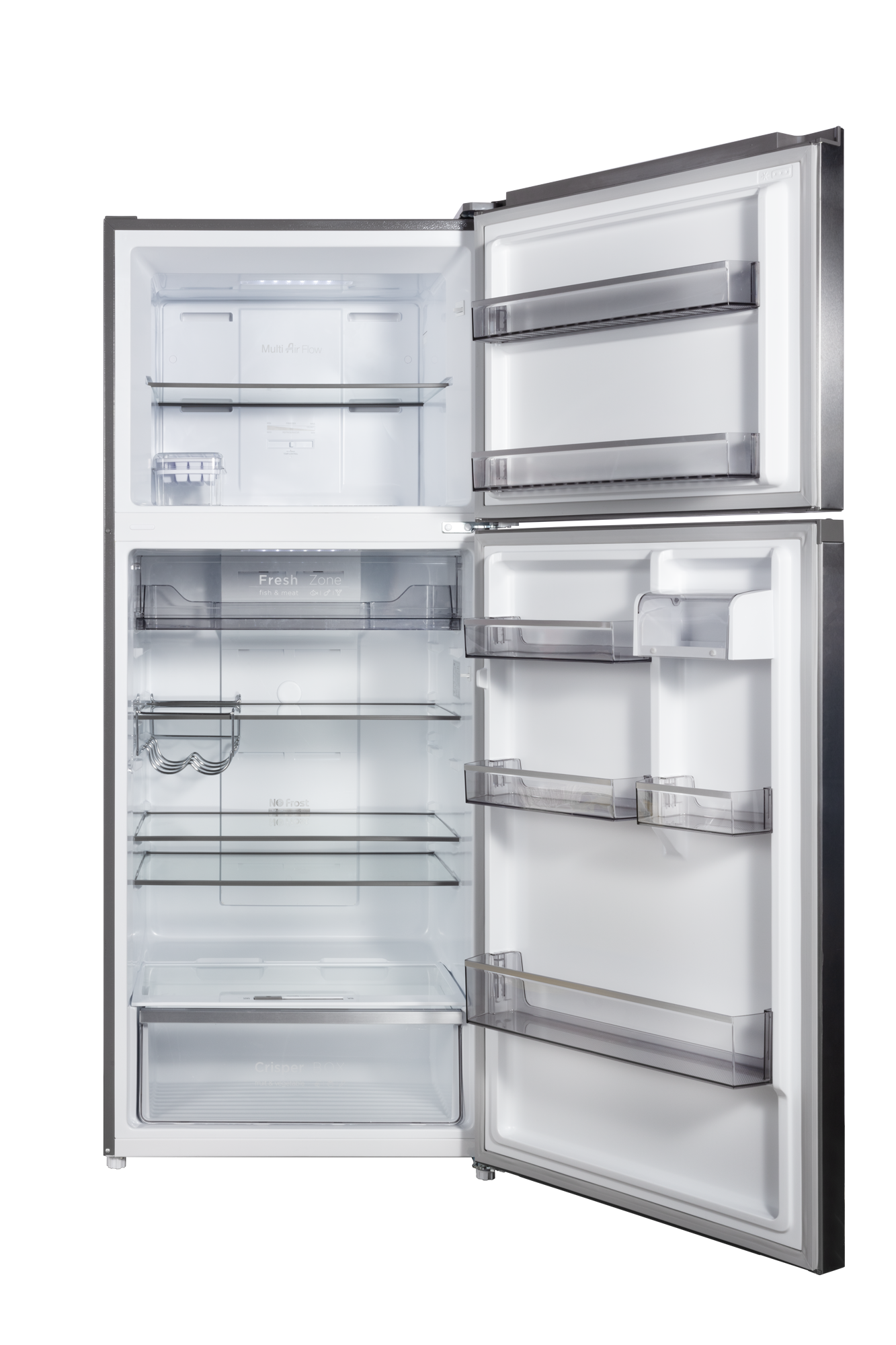CHiQ 410L Top Mount Fridge Stainless Steel