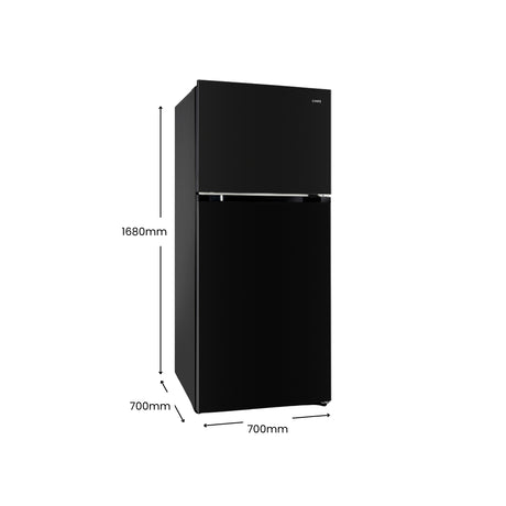 CHiQ 410L Top Mount Fridge Black