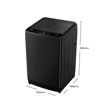 CHiQ 6.5kg Top Load Washer Black