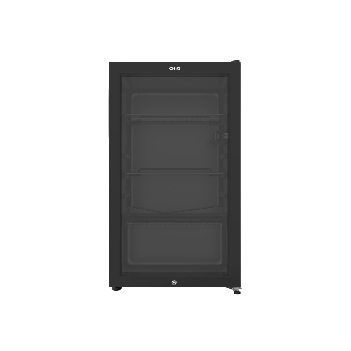CHiQ 94L Beverage Center Glass Door With Black Frame