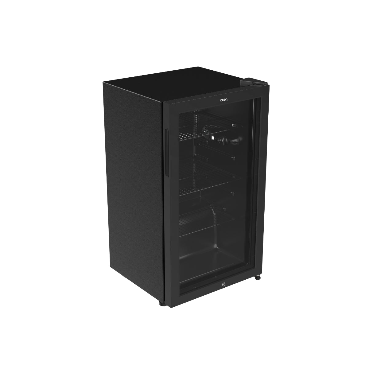 CHiQ 94L Beverage Center Glass Door With Black Frame