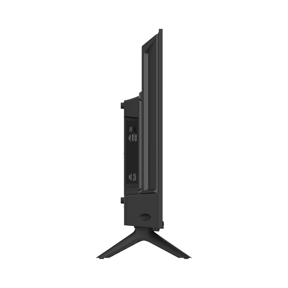 CHiQ 32S49M side view with connection ports
