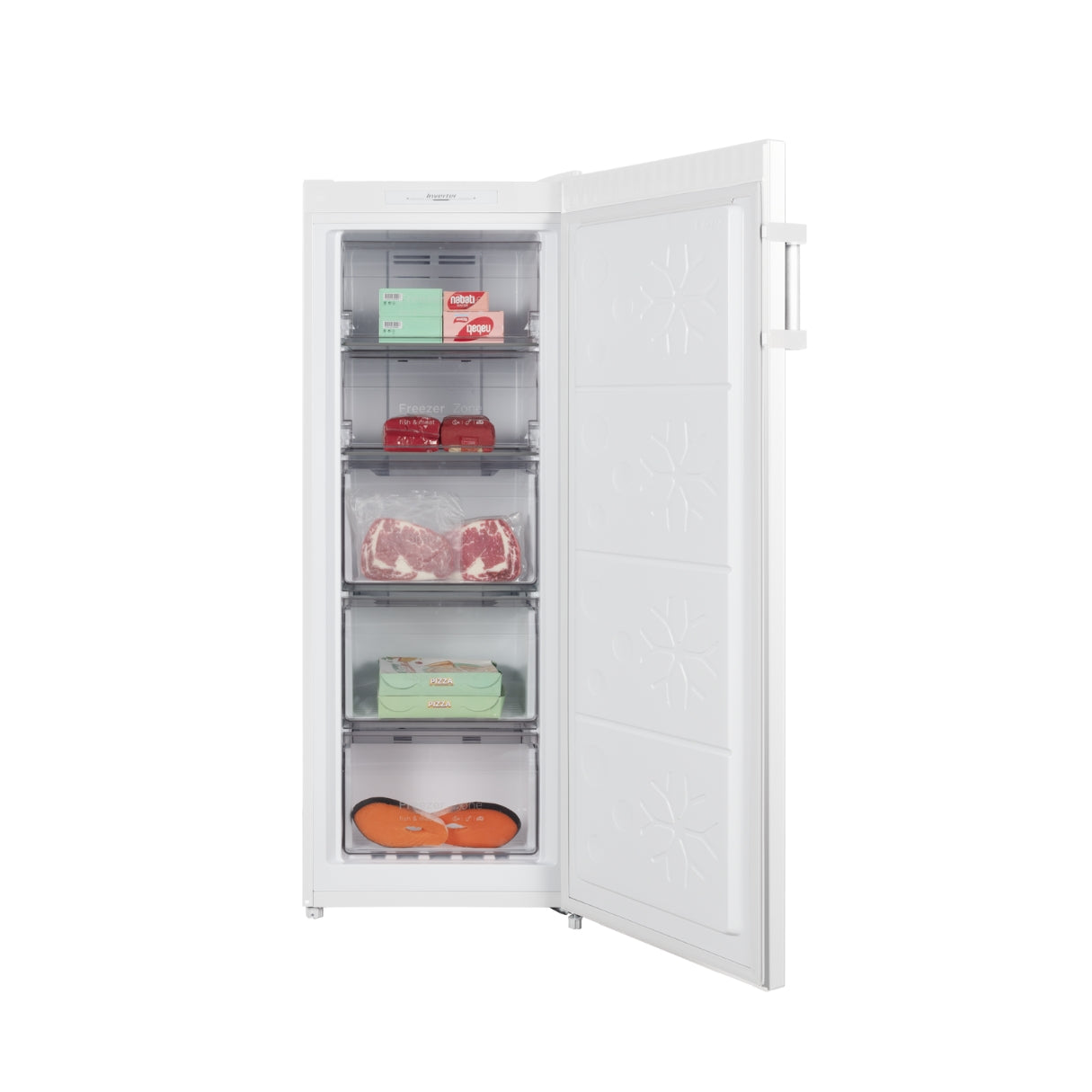 CHiQ 166L Hybrid Vertical Freezer White