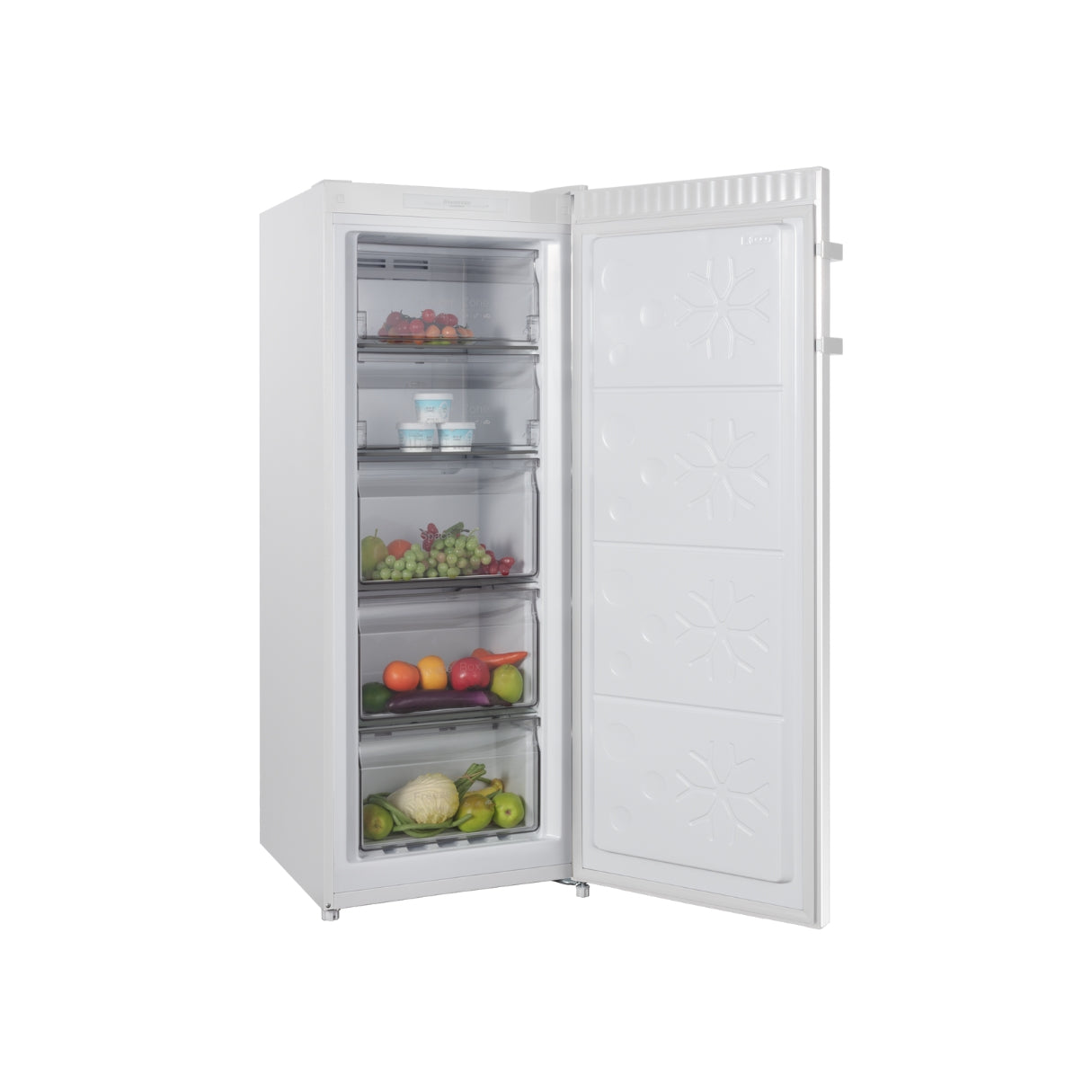 CHiQ 166L Hybrid Vertical Freezer White