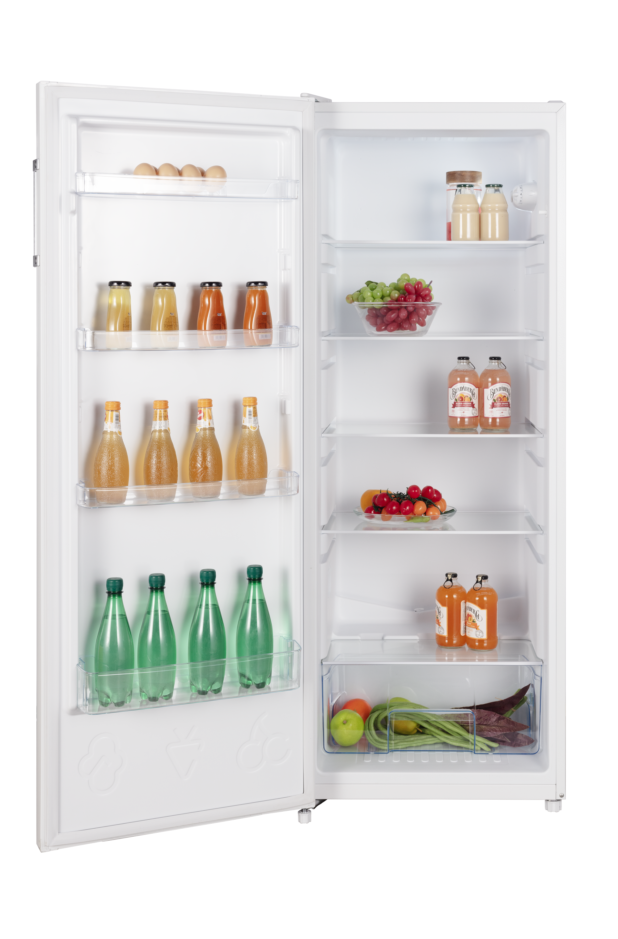 CHiQ 241L Single Door Full Fridge White